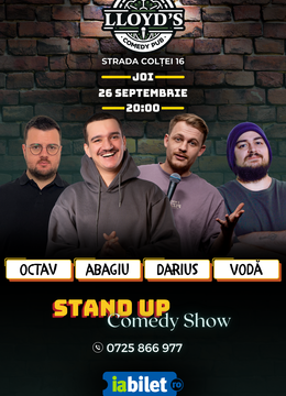 Stand-up Comedy cu Abagiu, Darius, Vodă & Octav