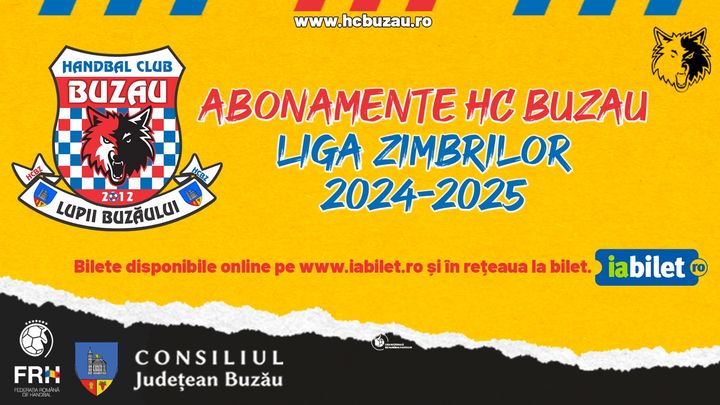 Abonamente HC Buzau Liga Zimbrilor 2024-2025