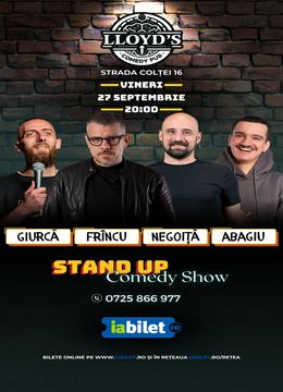 Stand-up Comedy cu Frîncu, Negoiţă, Abagiu & Giurcă