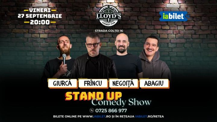 Stand-up Comedy cu Frîncu, Negoiţă, Abagiu & Giurcă