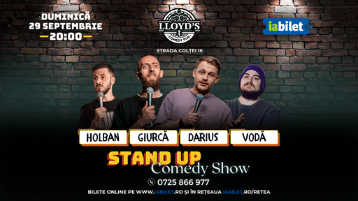 Stand-up Comedy cu Darius, Giurcă, Holban & Vodă