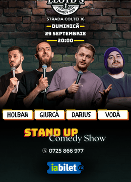 Stand-up Comedy cu Darius, Giurcă, Holban & Vodă