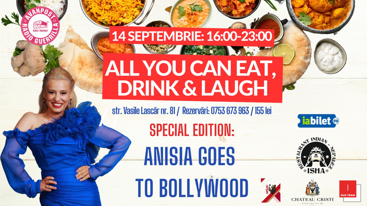 All you can Eat, Drink & Laugh cu Anisia Gafton