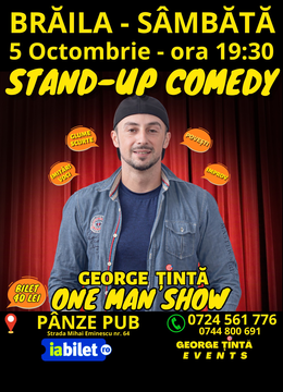 Brăila: Stand-up Comedy cu George Țintă