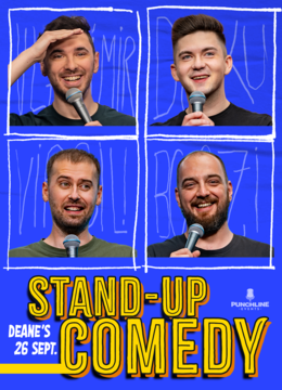 Brașov: Stand-up Comedy cu Virgil CIulin, Bogzi, Vlad Mustățea și Duku