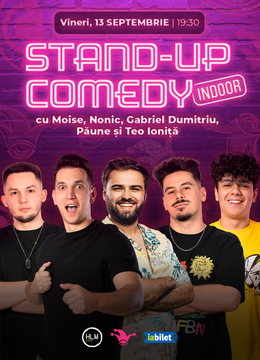 The Fool: Stand-up comedy cu Moise, Nonic, Gabriel Dumitriu, Păune și Teo Ioniță