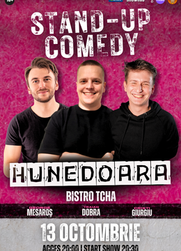 Hunedoara: Stand-up Comedy Show | @Bistro TCHA