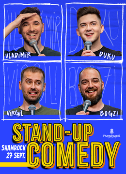 Ploiești: Stand-up Comedy cu Virgil CIulin, Bogzi, Vlad Mustățea și Duku