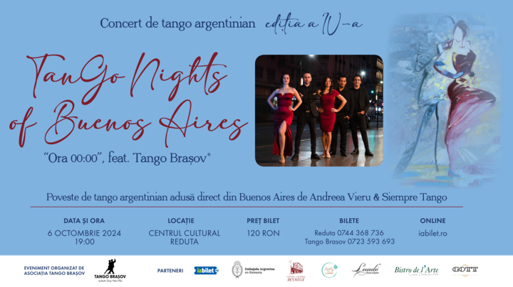 Brasov: TanGo Nights of Buenos Aires "Ora 00:00", ediția a IV-a