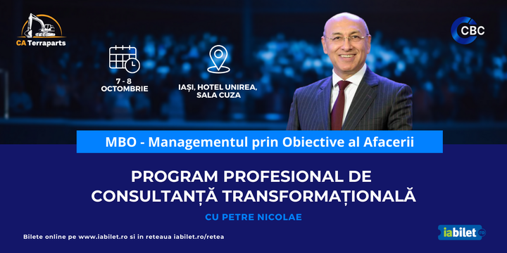 Program profesional de consultanta transformationala “MBO, Managementul prin Obiective al Afacerii”