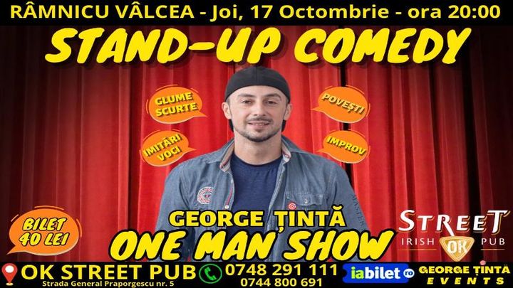 Ramnicu Valcea: Stand-up Comedy cu George Țintă