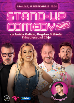 The Fool: Stand-up comedy cu Anisia Gafton, Bogdan Mălăele, Frînculescu și Cîrje