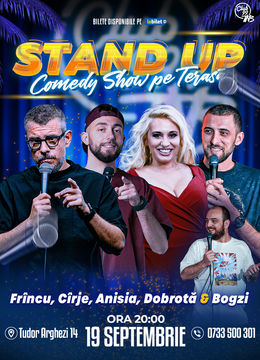 Stand up Comedy cu Frînculescu, Cîrje, Anisia, Dobrotă - Bogzi