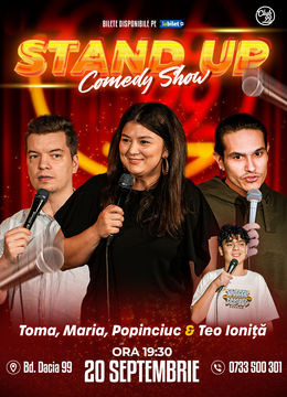 Stand up Comedy cu Toma, Maria Popovici, Popinciuc - Teo Ioniță