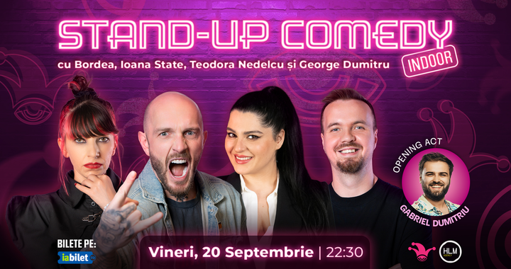 The Fool: Stand-up comedy cu Bordea, Ioana State, Teodora Nedelcu și George Dumitru