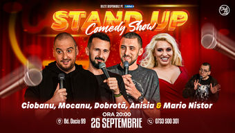 Stand up Comedy cu Andrei Ciobanu, Mocanu, Dobrotă, Anisia - Mario Nistor