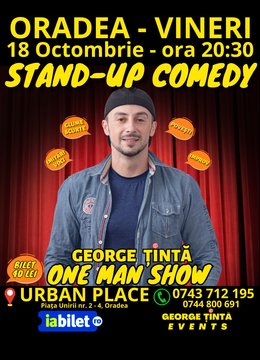 ORADEA: Stand-up Comedy cu George Țintă @ URBAN PLACE