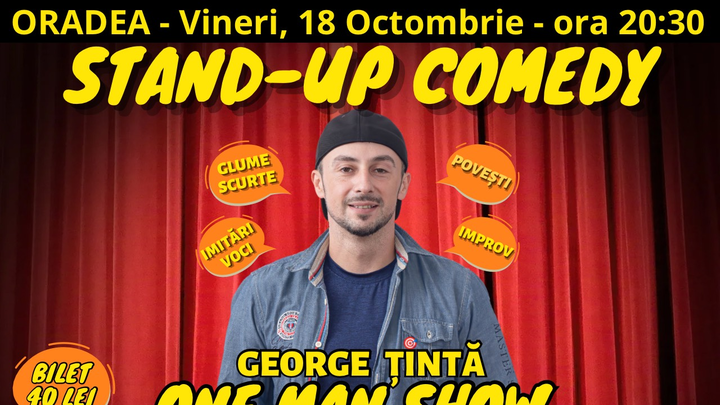 ORADEA: Stand-up Comedy cu George Țintă @ URBAN PLACE