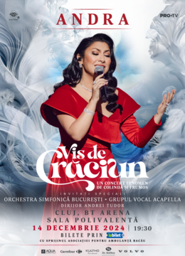 Cluj-Napoca: SOLD OUT Concert Andra - Vis de Craciun