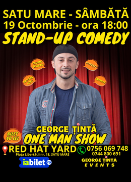 SATU MARE: Stand-up Comedy cu George Țintă @ RED HAT YARD