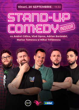 The Fool: Stand-up comedy cu Andrei Călina, Vlad Oprea, Adrian Borândel, Marius Tomescu și Mihai Trifănescu