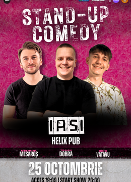 Iași: Stand-up Comedy Show | @Helix Pub