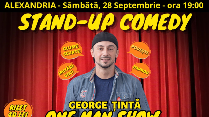 ALEXANDRIA: Stand-up Comedy cu George Țintă @ THE PUB