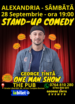 ALEXANDRIA: Stand-up Comedy cu George Țintă @ THE PUB