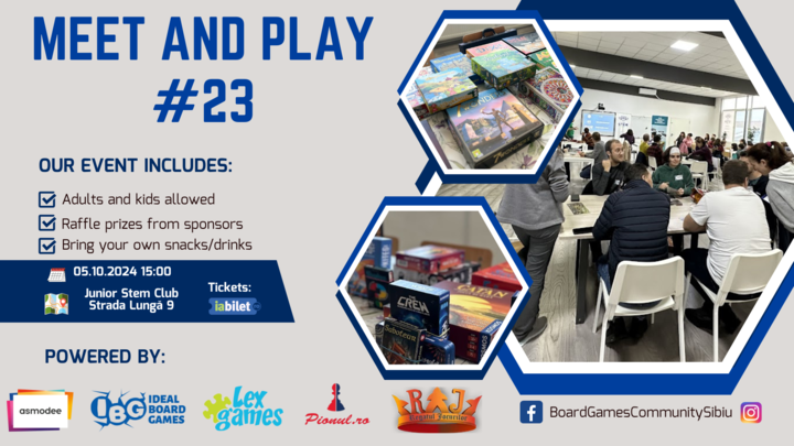 Sibiu: Meet and play #23 - Boardgame