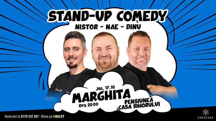 Marghita: Stand-up cu Nae Nicolae, Bogdan Nistor si Gabriel Dinu