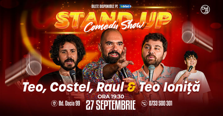 Stand up Comedy cu Teo, Costel, Raul Gheba - Teo Ioniță