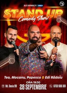 Stand up Comedy cu Teo, Mocanu, Popesco - Edi Rădoiu