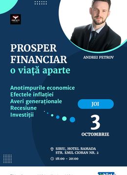 Sibiu: Prosper Financiar, O viata aparte (Workshop de educatie financiara)