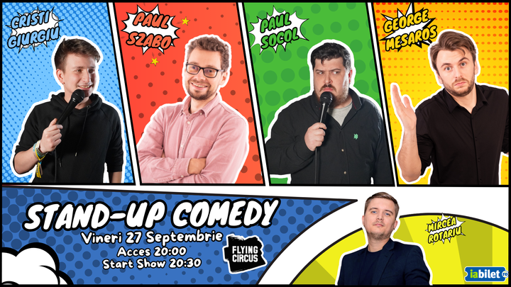 Cluj-Napoca: Stand-Up Comedy Show Show @ Flying Circus Cluj