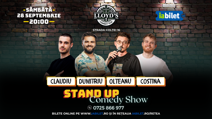 Stand-up Comedy cu Dumitriu, Olteanu, Costina & Claudiu