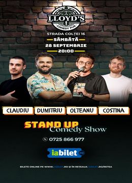 Stand-up Comedy cu Dumitriu, Olteanu, Costina & Claudiu