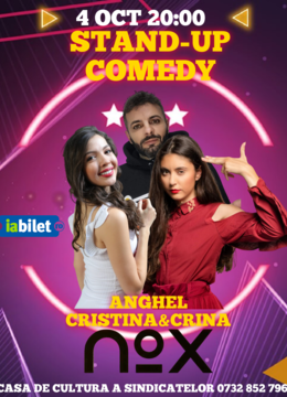 Ploiești: Stand-up comedy cu Anghel, Cristina & Crina