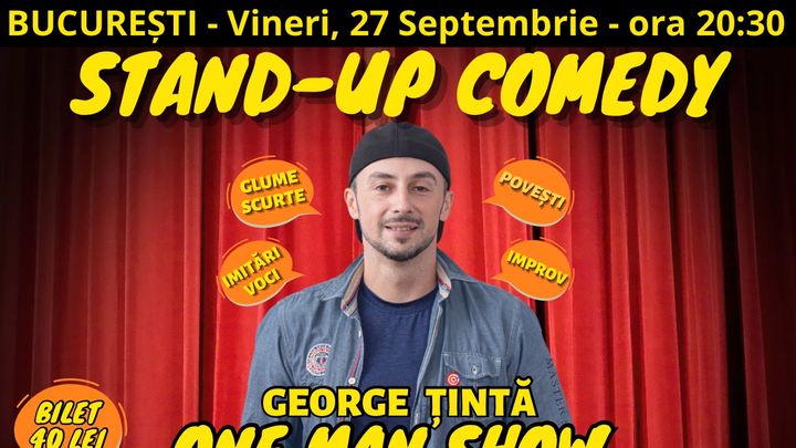 BUCUREȘTI: Stand-up Comedy cu George Țintă @ BROMEDY CLUB