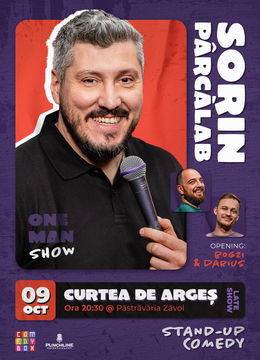 Curtea de Argeș: Stand-up Comedy cu Sorin Pârcălab, Darius și Bogzi