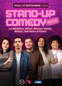 The Fool: Stand-up comedy cu Mădălina Mihai, Răzvan Vișoiu, Marian Blănar, Sorin Șetreanu, Fares