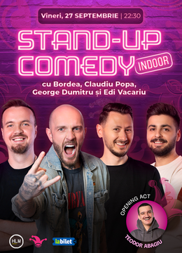 The Fool: Stand-up comedy cu Bordea, Claudiu Popa, George Dumitru, Edi Vacariu