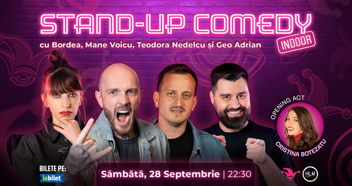 The Fool: Stand-up comedy cu Bordea, Mane Voicu, Geo Adrian, Teodora Nedelcu