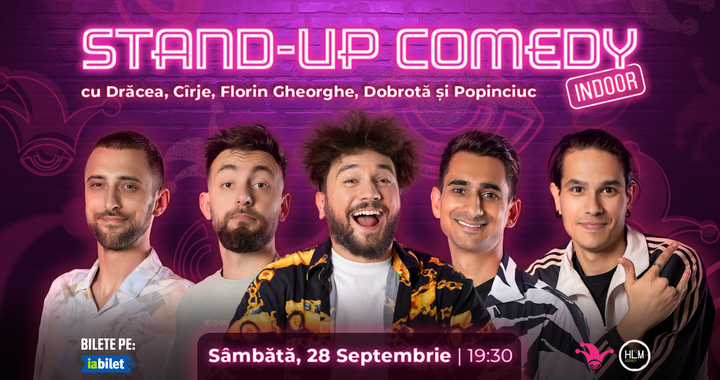 The Fool: Stand-up comedy cu Drăcea, Cîrje, Alex Dobrotă, Florin Gheorghe, Mirel Popinciuc