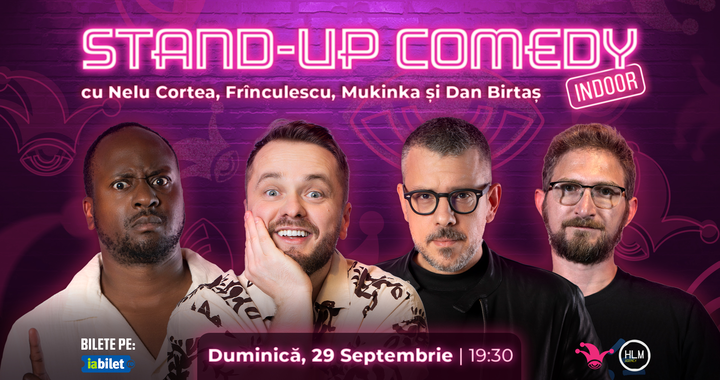 The Fool: Stand-up comedy cu Nelu Cortea, Frînculescu, Mukinka și Dan Birtaș