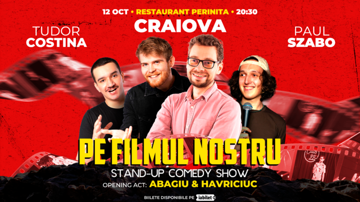 Craiova: Stand-Up Comedy cu Szabo si Costina