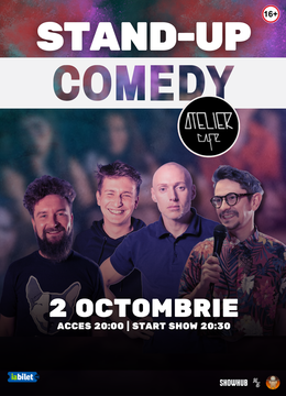 Cluj: Stand-Up Comedy Show | @Atelier Cafe Cluj