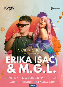 Onești: Erika Isac & M.G.L. LIVE