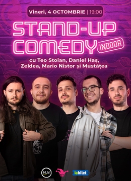 The Fool: Stand-up comedy cu Teo Stoian, Daniel Haș, Răzvan Zeldea, Mario Nistor și Vladimir Mustățea