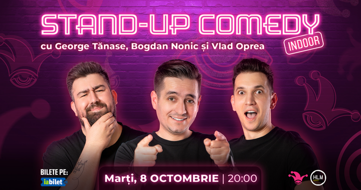 The Fool: Stand-up comedy cu George Tănase, Bogdan Nonic și Vlad Oprea