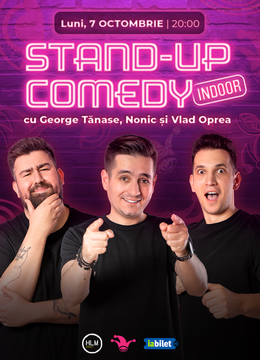 The Fool: Stand-up comedy cu George Tănase, Bogdan Nonic și Vlad Oprea